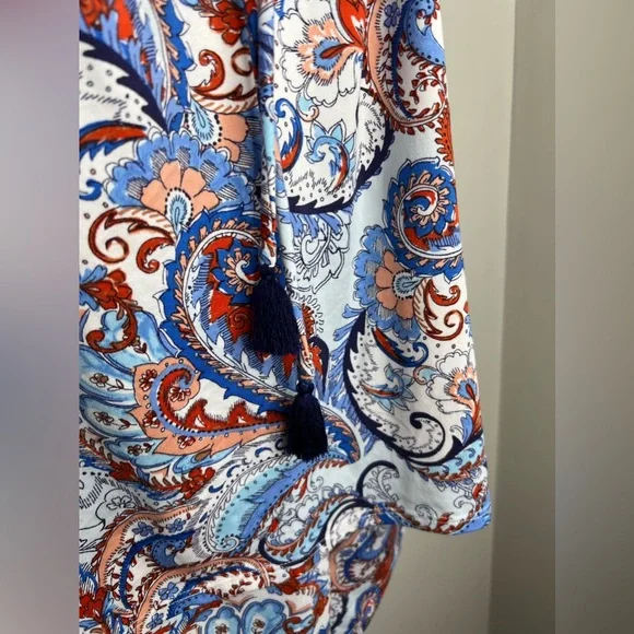 Linea Donatella sleep set/lounge wear. Tassle detail. Tank and short set. - Picture 6 of 8